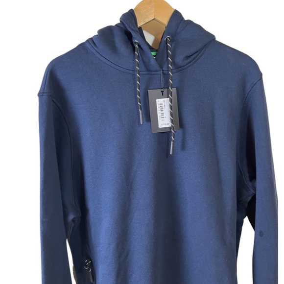 NWT Ted Baker London Notrav Navy Blue Hoodie Sweatshirt Men’s Size: L - Picture 3 of 13